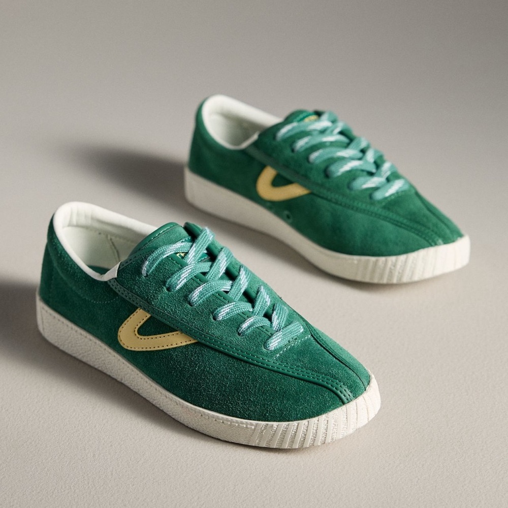 Tretorn Green and Yellow Sneakers - Picture 2 of 6